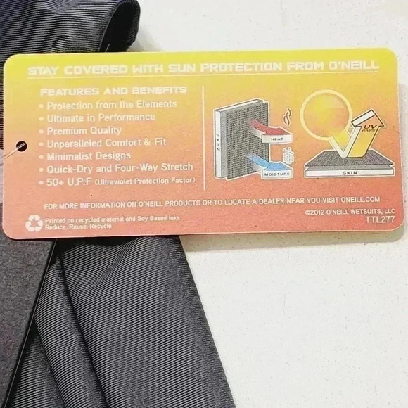 NWT O'Neill Outdoor UPF 50+ Crewneck pullover Long Sleeve Men's Shirt 2XL - Picture 8 of 9